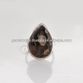 Vente en gros Gemstone Bezel Rings Jewelry, Natural Gemstone 925 Sterling Silver Ring Suppliers